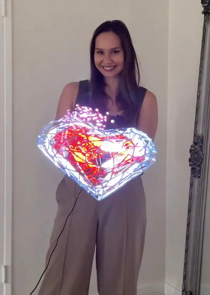 3D hologram fan